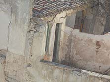Cubierta norte, situada sobre el piso levantado encima de una de las naves de la iglesia de Santo Domingo
